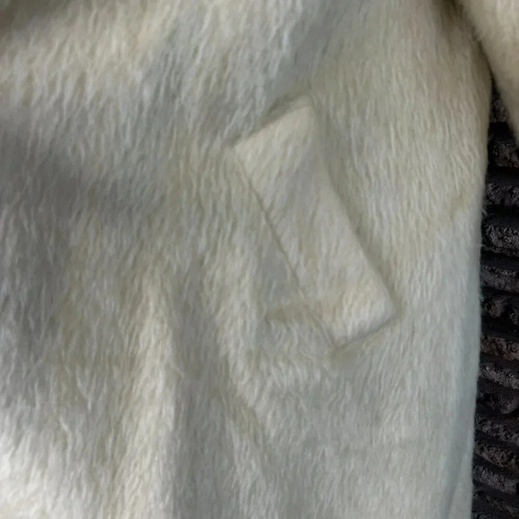 Lilli Ann Vintage 50s 60s Cream Ivory Mohair Swing Coat - Picture 6 of 9